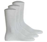 Hudson 3 Pair of Men's Socks, Relax Cotton Tights, Without Rubber Bands, Plain
