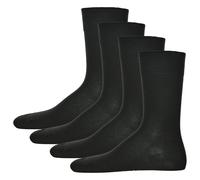 Hudson 4 Pair of Men's Socks, Relax Cotton Tights, Without Rubber Bands (4x 1