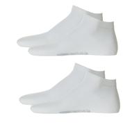 Hudson 4 Pairs Men Sneaker Socks - Only, Footlet, Invisible, Plain (2x 2-Pack)