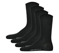 Hudson 4 Pairs Men Socks - Only, Stocking, Comfort Band, Plain (2x 2-Pack...