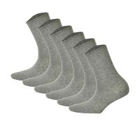 Hudson 6 Pairs Women Socks - Only, Stocking, Rolled Edge, Plain (3x 2-Pack)