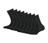 Hudson 8 Pair Women's Socks - Only, Stocking, Comfort Band, Plain (4x 2-Pack