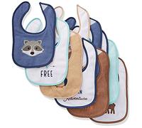 Hudson Baby 51388_Raccoon Bib, One Size (Pack of 10)