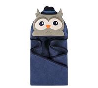 Hudson Baby Animal Face Hooded Towel, Mr. Owl