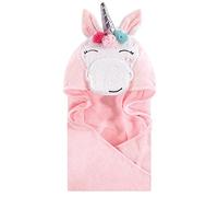 Hudson Baby Animal Face Hooded Towel, Nerdy Giraffe