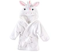 Hudson Baby Plush Bathrobe, Rainbow Unicorn, 0-9 Months