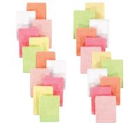 Hudson Baby Unisex Baby 24Pc Rayon from Bamboo Woven Washcloths, Citrus, One Size