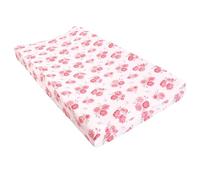 Hudson Baby Unisex Baby Changing Pad Cover, Blush Rose, One Size