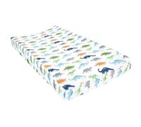 Hudson Baby Unisex Baby Changing Pad Cover, Dinosaurs, One Size