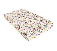 Hudson Baby Unisex Baby Changing Pad Cover, Fall Botanical, One Size