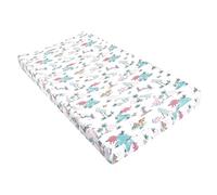 Hudson Baby Unisex Baby Changing Pad Cover, Pink Dinosaur Adventures, One Size