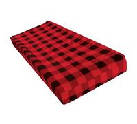 Hudson Baby Unisex Baby Cotton Changing Pad Cover, Buffalo Plaid, One Size