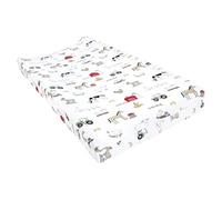 Hudson Baby Unisex Baby Cotton Changing Pad Cover, Farm, One Size