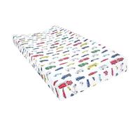 Hudson Baby Unisex Baby Cotton Changing Pad Cover, Going Places, One Size