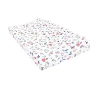 Hudson Baby Unisex Baby Cotton Changing Pad Cover, Hummingbird Garden, One Size