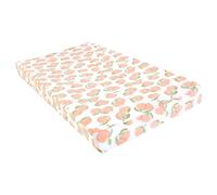 Hudson Baby Unisex Baby Cotton Changing Pad Cover, Peach, One Size