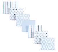 Hudson Baby Unisex Baby Cotton Flannel Receiving Blankets, 7-Pack, Boy Modern, One Size