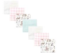 Hudson Baby Unisex Baby Cotton Flannel Receiving Blankets, 7-Pack, Enchanted Forest, One Size