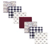 Hudson Baby Unisex Baby Cotton Flannel Receiving Blankets, 7-Pack, Football, One Size