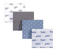 Hudson Baby Unisex Baby Cotton Flannel Receiving Blankets, Airplanes Helicopters, One Size