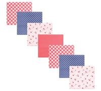 Hudson Baby Unisex Baby Cotton Flannel Receiving Blankets Bundle, Cherry Sweet, One Size