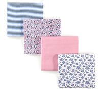 Hudson Baby Unisex Baby Cotton Flannel Receiving Blankets, Classic Floral, One Size