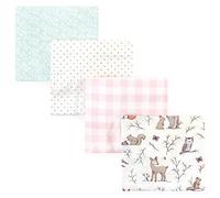 Hudson Baby Unisex Baby Cotton Flannel Receiving Blankets, Enchanted Forest, One Size