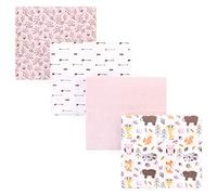 Hudson Baby Unisex Baby Cotton Flannel Receiving Blankets, Girl Pinecone, One Size