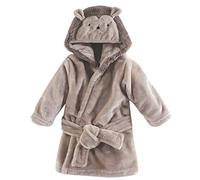 Hudson Baby Unisex Baby Plush Animal Face Robe, Hedgehog, One Size, 0-9 Months