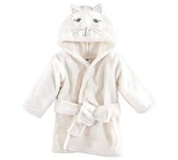 Hudson Baby Unisex Baby Plush Animal Face Robe, Kitty, One Size