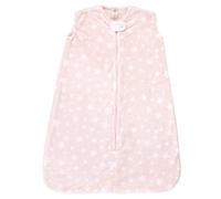 Hudson Baby Unisex Baby Plush Sleeping Bag, Sack, Blanket, Pink Star, 0-6 Months