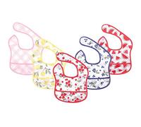 Hudson Baby Unisex Baby Waterproof Polyester Bibs, strawberries, Beginner