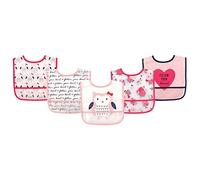Hudson Baby Waterproof Bib with Crumb Catcher Pocket, Fox