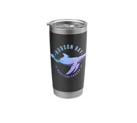 Hudson Bay Manitoba Canda Souvenir Whale Ocean Nautical Stainless Steel Insulated Tumbler
