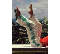 Hudson Canyon Side Printed Pants at Free People in Seaglass Combo, Size: Small - female