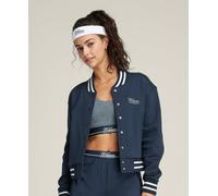 Hudson Cropped Varsity Bomber