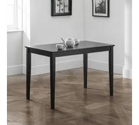 Hudson Dining Table - 4 Seater - 114cm - Black