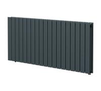 Hudson Double Panel Radiator | Anthracite | Mild Steel | 600mm x 1440mm