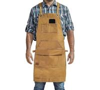Hudson Durable Goods - Woodworking Edition - Waxed Canvas Apron - Brown
