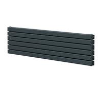 Hudson Heating Hudson Horizontal Double Panel Radiator | Anthracite | Mild Steel | 452mm x 1800mm