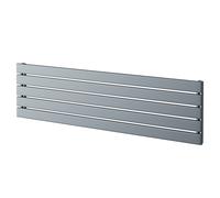Hudson Heating Hudson Horizontal Single Panel Radiator | Anthracite | Mild Steel | 376mm x 1800mm