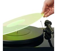 Hudson Hi-Fi Acrylic Turntable Mat - GreenLit - LP Slipmat