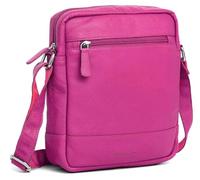 Hudson & James Designer Genuine Leather Women Ladies Travel Satchel Everyday Crossover Cross body Work iPad Shoulder Handbag Bag (Pink)