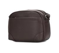 Hudson & James Designer Genuine Leather Women Ladies Travel Satchel Everyday Crossover Cross body Work Mobile Shoulder Handbag Bag (Brown)