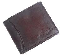 Hudson & James Genuine Leather RFID Blocking Wallet Men’s with Card Holder, banknote compartments, Coin Pocket, Minimalist Wallets for Men UK with Gift Box (Brown Crackle)