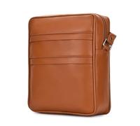 Hudson & James Real Leather Man Bag Mens Ladies Unisex Shoulder Cross Body Messenger Travel Holiday Mobile Phone Organizer