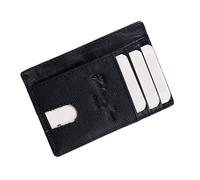 Hudson & James Slim Wallet for Men | RFID Blocking Minimalist Credit Card Holder Lightweight Wallet with Gift Box (Black)