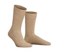 Hudson Men's Relax Cotton druckfreier Bund Socks, Beigemel, 47-48