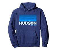 Hudson NY - Hudson New York Aquatic Pullover Hoodie