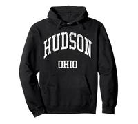 Hudson Ohio Retro 70s College Sports Style Pullover Hoodie